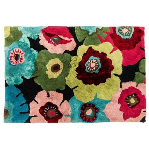 Always Flowers Bath Rug