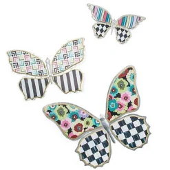 Always Flowers Medium Outdoor Butterfly Wall Decor
