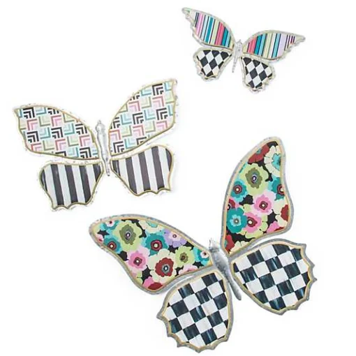 Always Flowers Medium Outdoor Butterfly Wall Decor