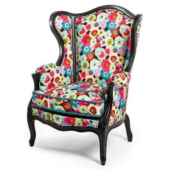 Always Flowers Outdoor Wing Chair