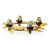 Autumnology Gold Leaf Ring Candle Holder