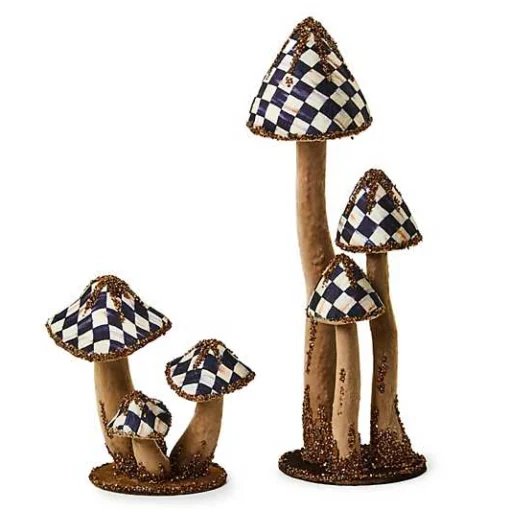 Autumnology Large Velvet Mushroom Trio