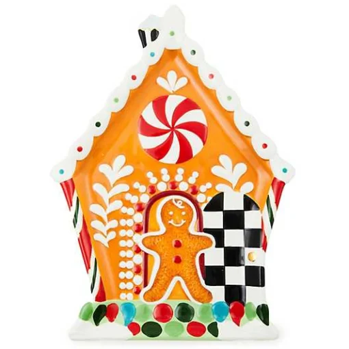 Bake Shop Gingerbread House Cookie Plate