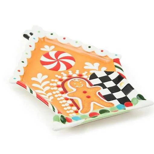 Bake Shop Gingerbread House Cookie Plate
