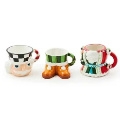 Bake Shop Nutcracker Stacking Mugs, Set of 3