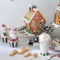 Bake Shop Santa  Snowman Cupcake Boxes, Set of 2