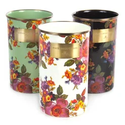 Black Flower Market Utensil Holder