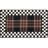 Black Stewart Tartan Rug - 2'3 x 3'9
