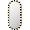Black Tie Oval Wall Mirror