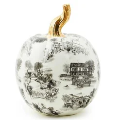 Black Toile Small Pumpkin