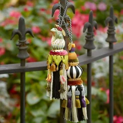 Black  White Bibelot Tassel