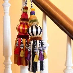 Black  White Bibelot Tassel