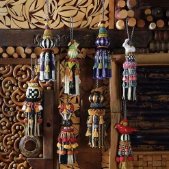 Black  White Bibelot Tassel