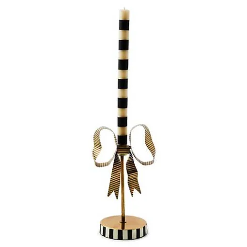 Bow Short Metal Candle Holder