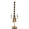 Bow Tall Metal Candle Holder
