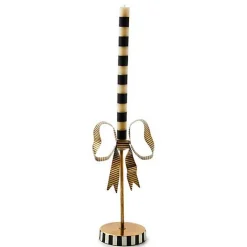 Bow Tall Metal Candle Holder
