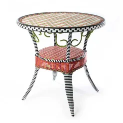 Breezy Poppy Outdoor Cafe Table