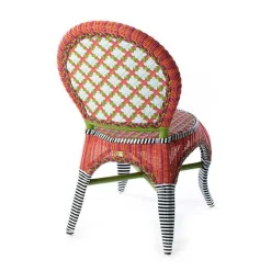Breezy Poppy Outdoor Cafe Chair