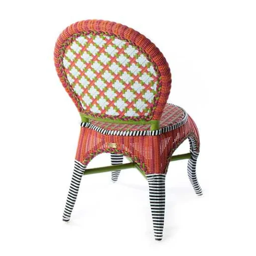Breezy Poppy Outdoor Cafe Chair