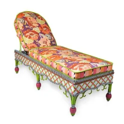 Breezy Poppy Outdoor Chaise