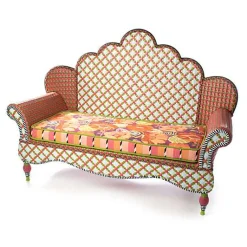 Breezy Poppy Outdoor Loveseat