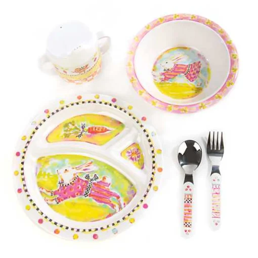 Bunny Toddler's Dinnerware Set