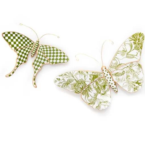 Butterfly Duo Wall Decor - Green