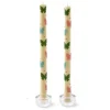 Butterfly Pastel Dinner Candles, Set of 2