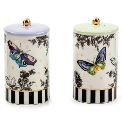 Butterfly Toile Salt  Pepper Set