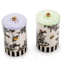 Butterfly Toile Salt  Pepper Set