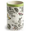 Butterfly Toile Short Vase