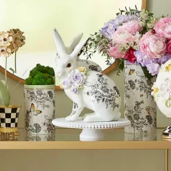 Butterfly Toile Tall Rabbit