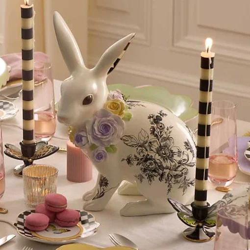 Butterfly Toile Tall Rabbit