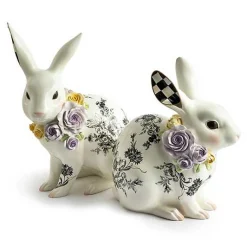 Butterfly Toile Tall Rabbit