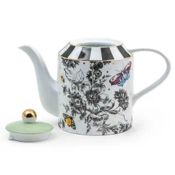 Butterfly Toile Teapot