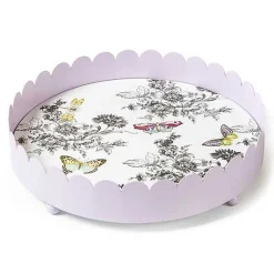 Butterfly Toile Tray