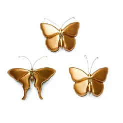 Butterfly Trio Wall Decor - Pond