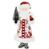 Cardinal Toile Santa with Cardinal