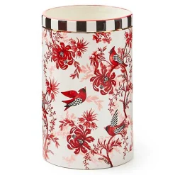 Cardinal Toile Short Vase