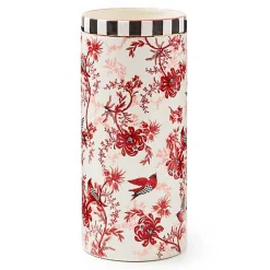 Cardinal Toile Tall Vase