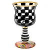 Carnival Black Wine Glass