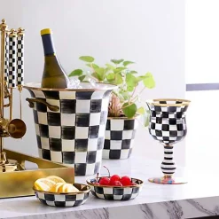 Carnival Black Wine Glass