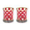 Carnival Fuchsia Tumbler Glass, Set of 2