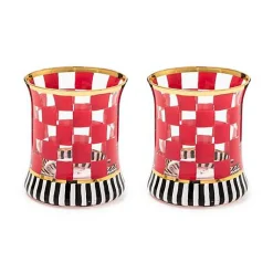 Carnival Fuchsia Tumbler Glass, Set of 2