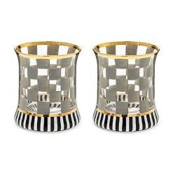 Carnival Sterling Tumbler Glass, Set of 2