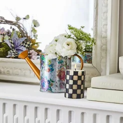 Check 4 Black Pillar Candle