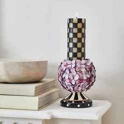 Check 6 Black Pillar Candle