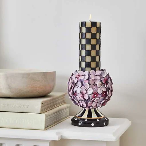 Check 6 Black Pillar Candle