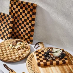 Check Cheese Board Set