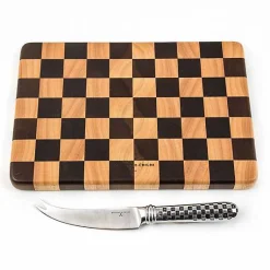 Check Cheese Board Set
